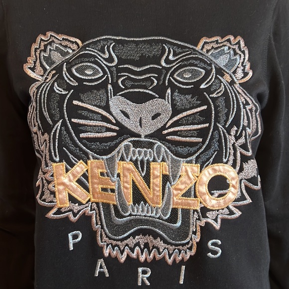 KENZO TIGER FACE CREW SWEAT
BLACK Size S Small - Picture 4 of 14
